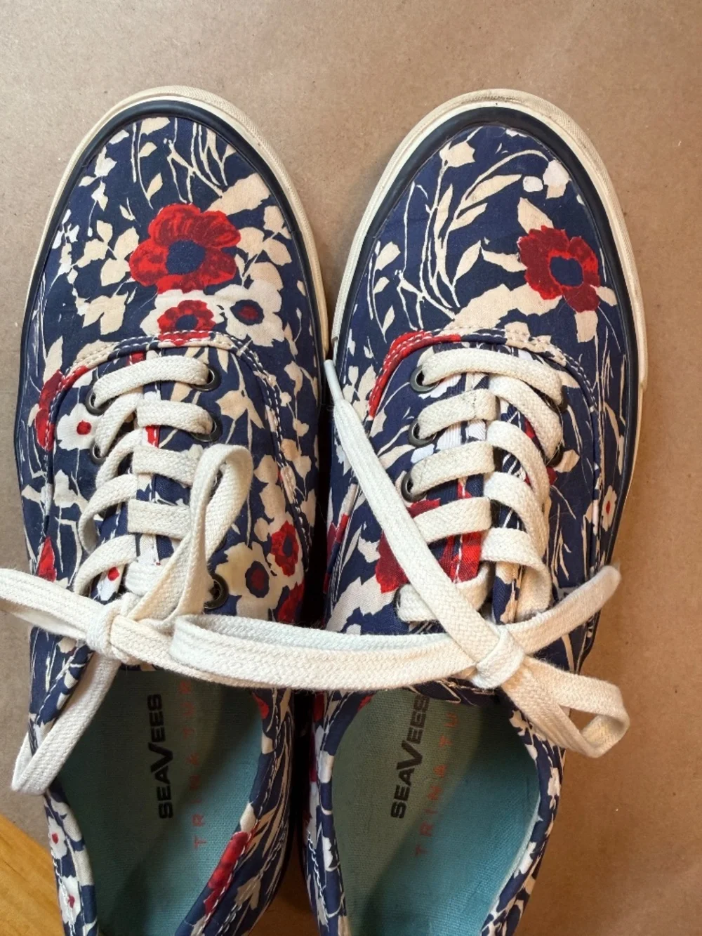 Seavees Legend Sneaker Floral Print Women's 8
